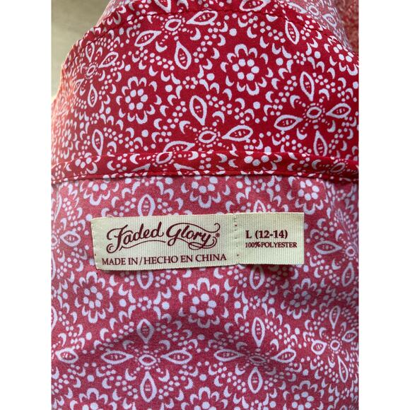 Faded Glory Blousy Tank Top, Size L - Picture 5 of 6